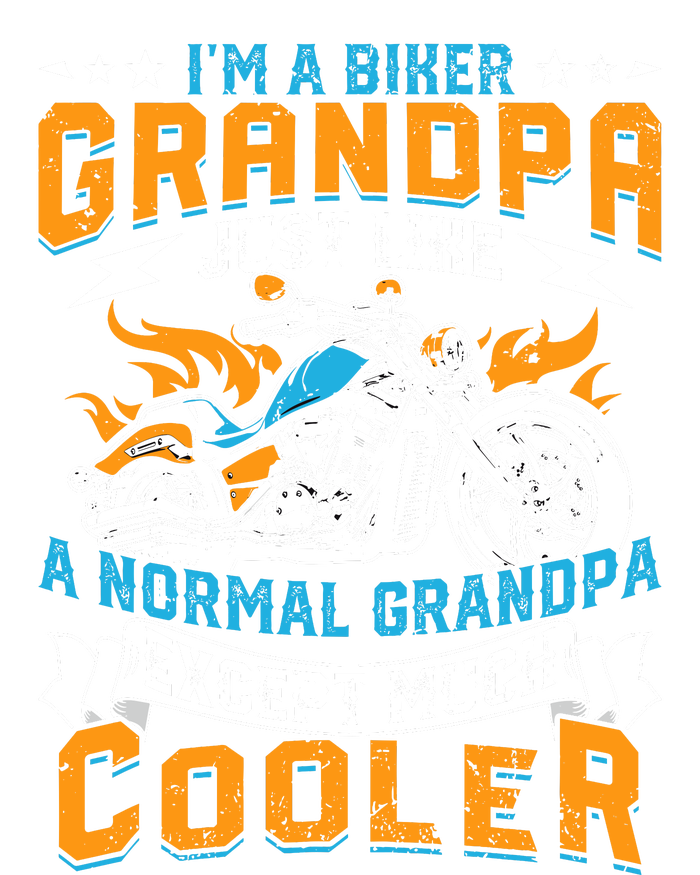 Cool Grandpa Motorcycle Gift Idea Bumper Sticker