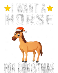 I Want A Horse For Christmas Horse Great Gift Pajamas Funny Gift Kids T-Shirt