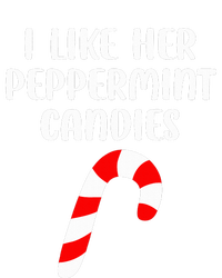 I Like Her Peppermint Candies Christmas Couples Matching T-Shirt