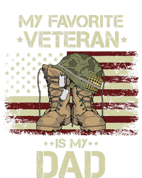 Father Veterans Day My Favorite Veteran Is My Dad Grommeted Golf Towel