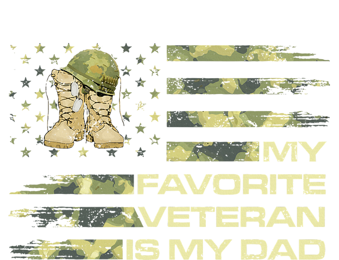 Father's Day My Favorite Veteran Is My Dad Toddler Hoodie