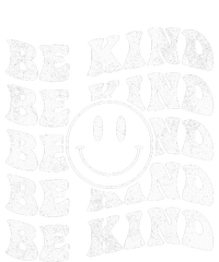 Be Kind Retro Happy Face Vintage Positivity Sweatshirt