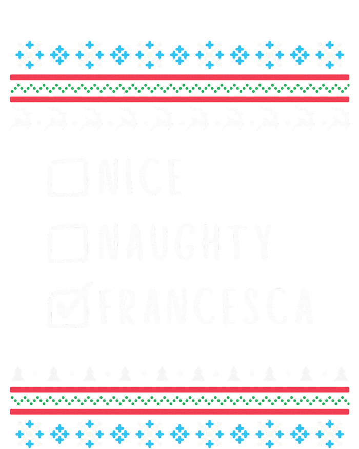 Nice, Naughty, Francesca Christmas Ugly Sweater Style Legacy Cool Fit Booney Bucket Hat