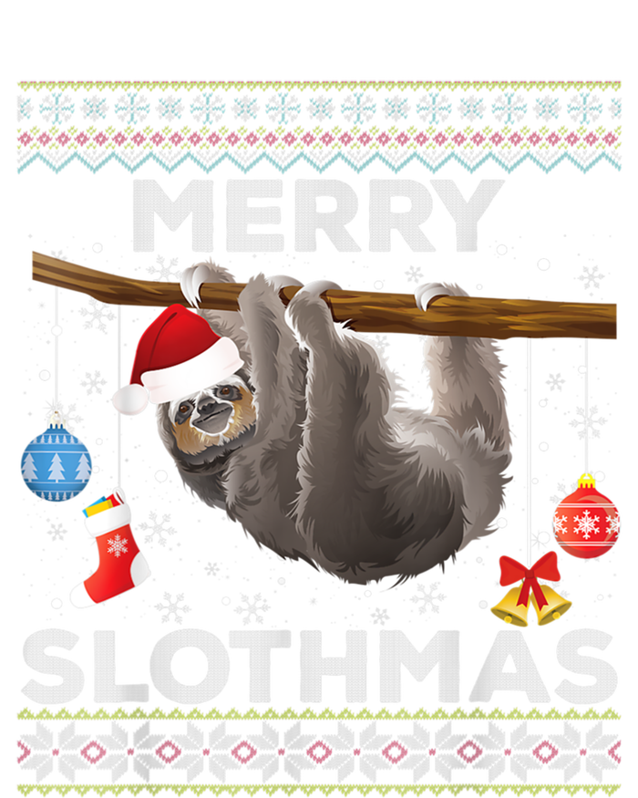 Merry Slothmas Christmas Pajama Sloth Lover Ugly Sweater Gift Toddler Hoodie