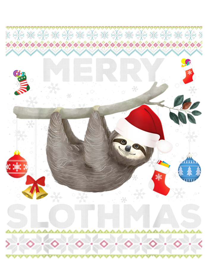 Merry Slothmas Christmas Sloth Lover Ugly Sweater Cute Gift T-Shirt