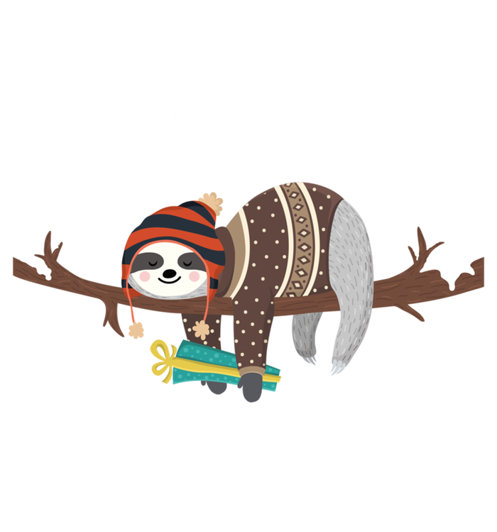 Merry Slothmas Funny Gift Sloth Lovers Christmas Cool Gift Kids Hoodie