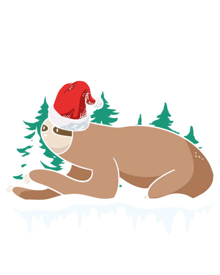 Merry Slothmas Sloth Whisperer Animal Christmas Season Gift Bumper Sticker