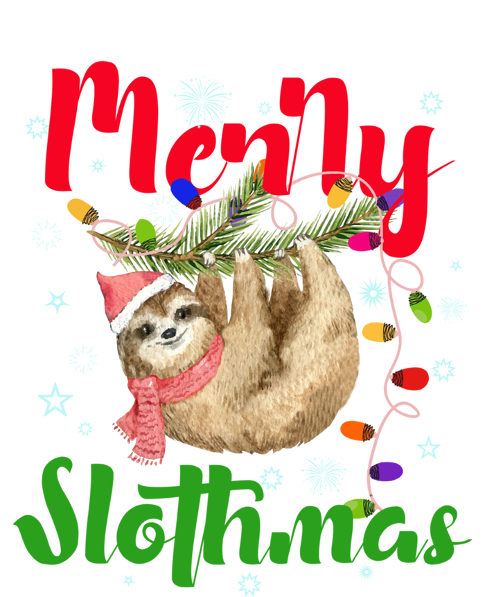 Merry Slothmas Ugly Christmas Pajama For Sloth Lovers Meaningful Gift Kids T-Shirt