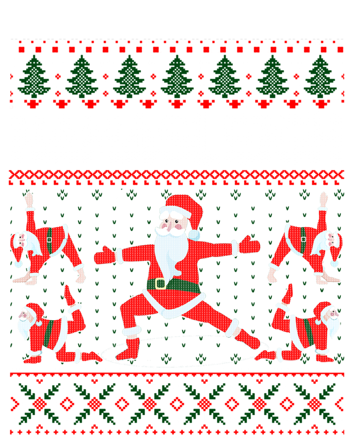 Namasleigh Ugly Christmas Sweater Meme Santa Claus Yoga Gift Ladies Essential Tank