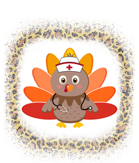 Nurse Turkey Stethoscope Leopard Print Rn Lpn Thanksgiving Cute Gift Doggie Tank