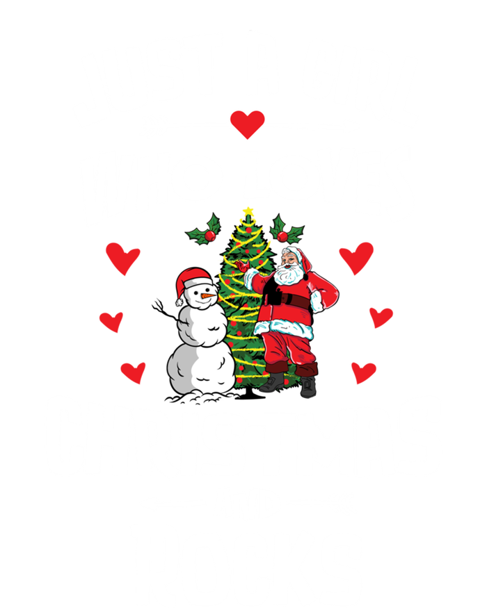 Just A Who Loves Christmas And Rocks Gift Bumper Sticker