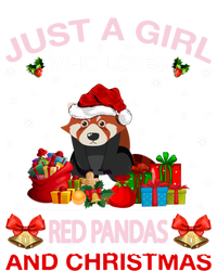 Just A Who Loves Red Pandas And Christmas Meaningful Gift Button