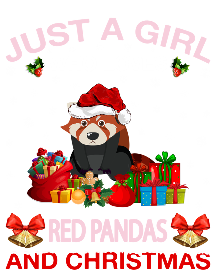 Just A Who Loves Red Pandas And Christmas Meaningful Gift Button