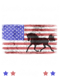 Leave Me Alone IM Talking To My Horse American Flag Cute Gift T-Shirt