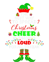 Spread Christmas Cheer Is Singing Loud Xmas Elf Pajama Women's Tri-Blend 3/4-Sleeve Raglan Shirt