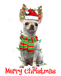 Merry Christmas Cute Chihuahua Dog Xmas Lights Pajama Meaningful Gift Short Acrylic Beanie