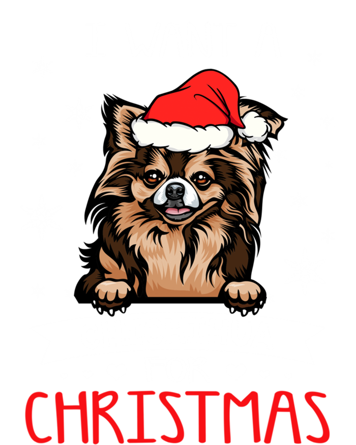 All I Want For Christmas Is A Chihuahua Santa Reindeer Great Gift Coaster