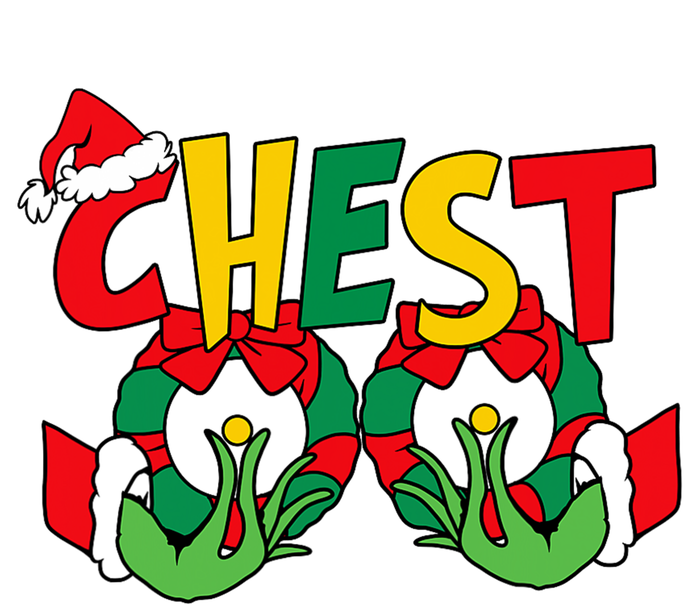 Chest Nuts Matching Chestnuts Funny Christmas Couples Nuts T-Shirt