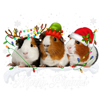 Merry Pigmas Funny Christmas Tree Xmas Light Guinea Pig Gift Tie-Dye Long Sleeve Shirt