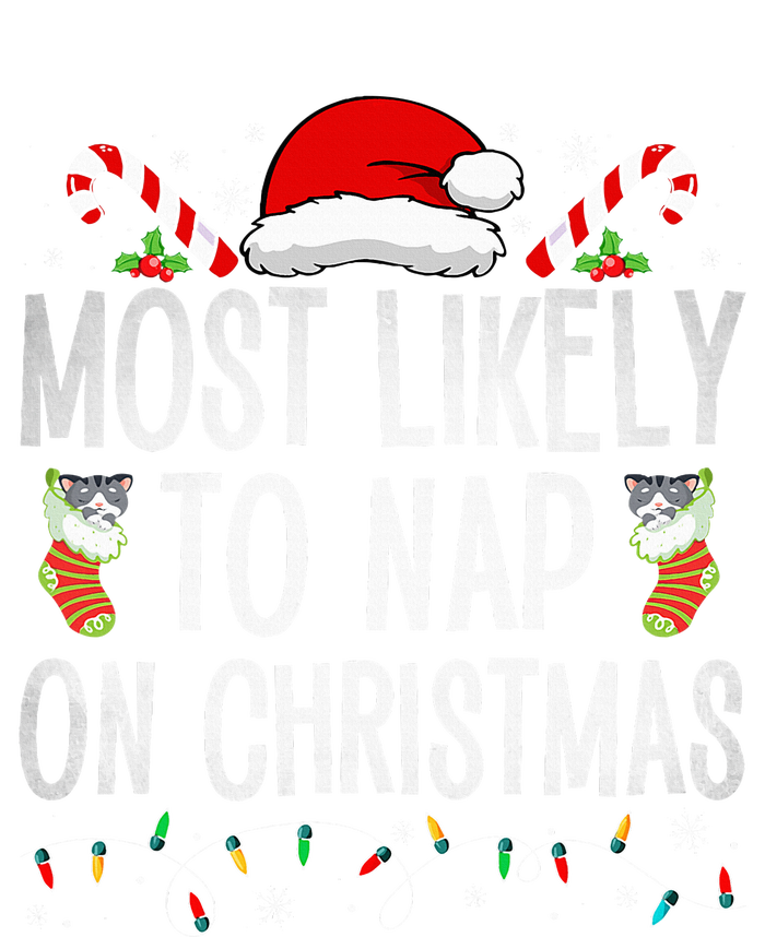 Most Likely To Nap On Christmas Family Christmas Pajamas Sustainable Knit Beanie