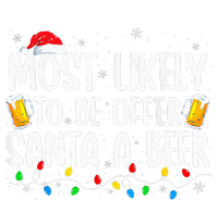 Most Likely To Offer Santa A Beer Funny Drinking Christmas T-Shirt