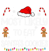 Most Likely To Eat Santas Cookies Family Christmas Matching Pajama Set