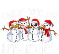 Snowman Christmas Chillin With My Snowmies Ugly Gift Premium Hoodie