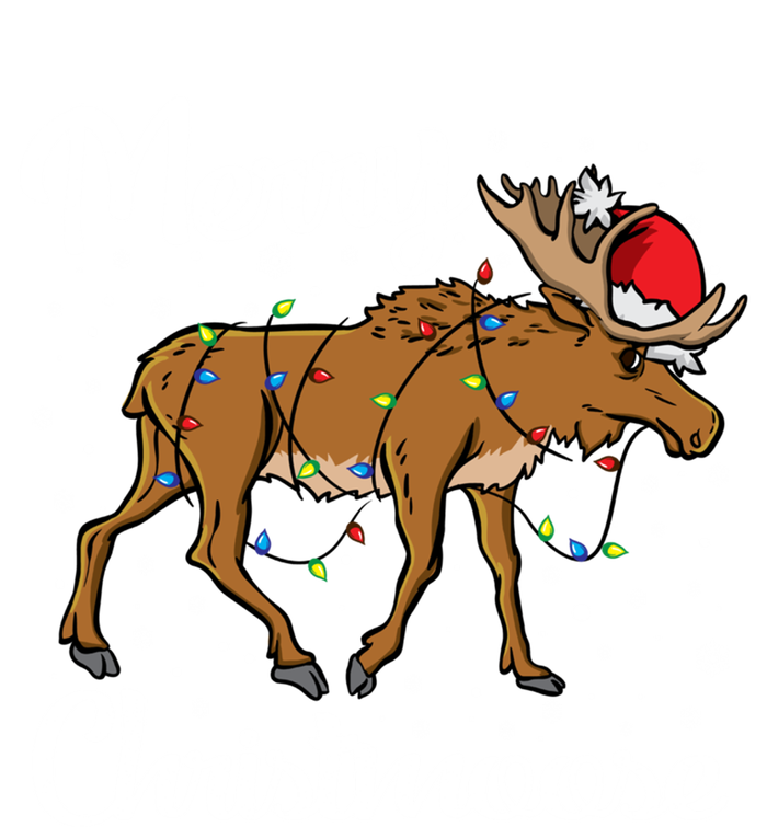 Moose Santa Claus Merry Christmoose Moose Santa Christm Gift T-Shirt