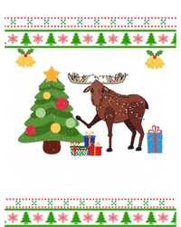 Moose Ugly Christmas Sweater Merry Chrismoose Funny Moose Funny Gift Tall T-Shirt