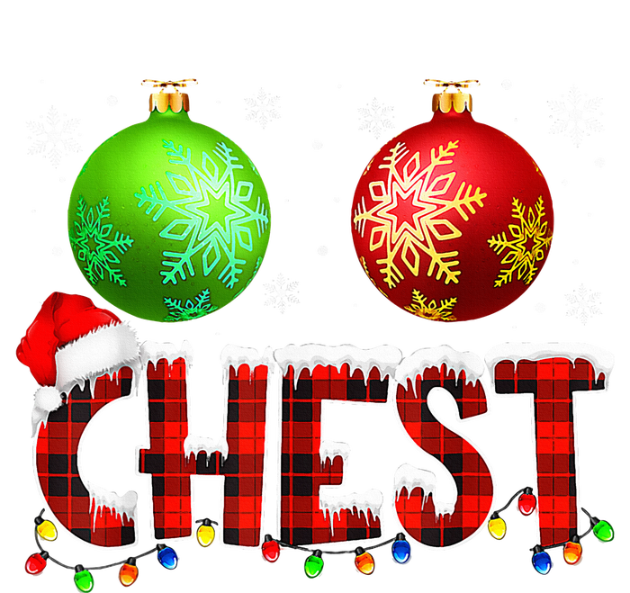 Chestnuts Funny Matching Couples Christmas Lights Nuts Chest  Tall Sweatshirt