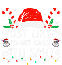 Most Likely To Get Sassy With Santa Christmas Matching  Sustainable Beanie