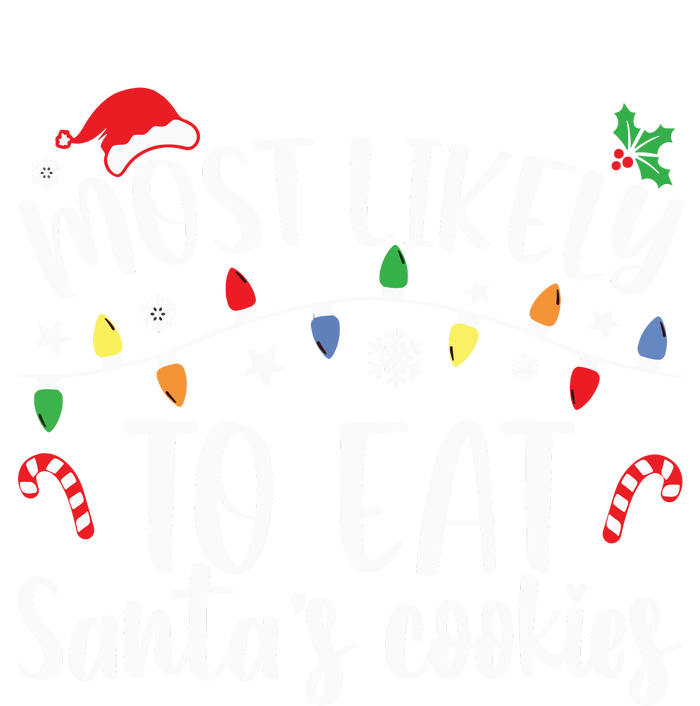 Most Likely To Eat Santas Cookies Christmas Family Matching Premium Hoodie