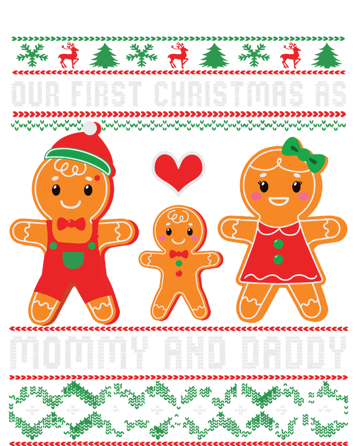 Our First Christmas As Mommy And Daddy Matching Family Zip Tote Bag