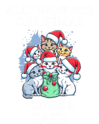 Christmas All I Want For Christmas Is More Cats Gift Sweatshirt