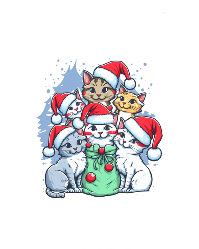 Christmas All I Want For Christmas Is More Cats Gift Sweatshirt