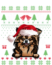 Funny Dog Lovers Chihuahua Santa Hat Ugly Christmas Sweater Gift Mesh Reversible Basketball Jersey Tank