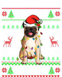 Funny Pug Christmas Ugly Sweater Pug Tree Lights Xmas Meaningful Gift Kids Long Sleeve Shirt