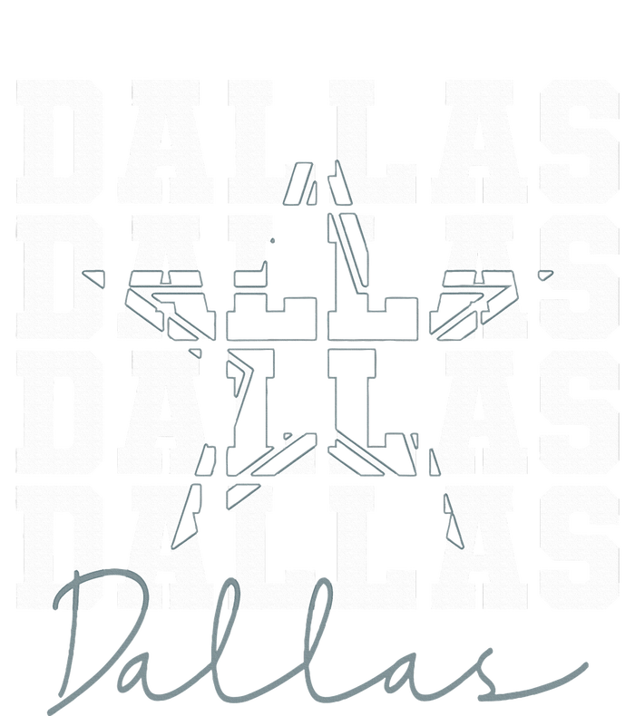 Dallas TX Vintage Sports Navy T-Shirt