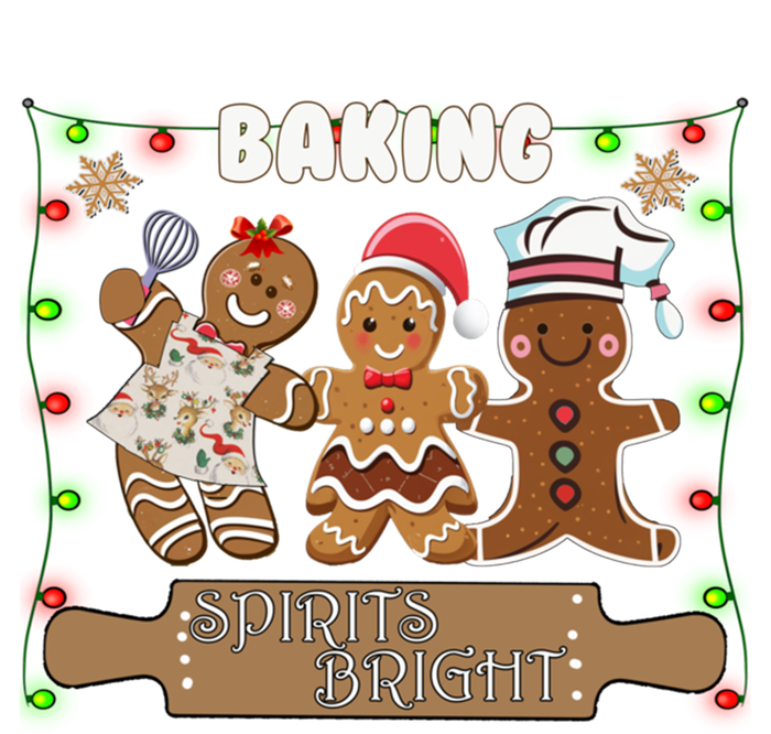 Gingerbread Cookie Baking Spirits Bright Christmas Gift T-Shirt