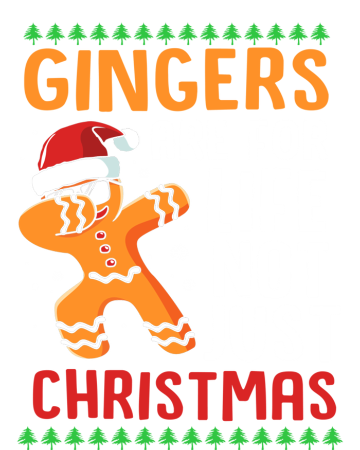 Gingers Are For Life Not Just Christmas Dabbing Gingerbread Gift Tie-Dye T-Shirt