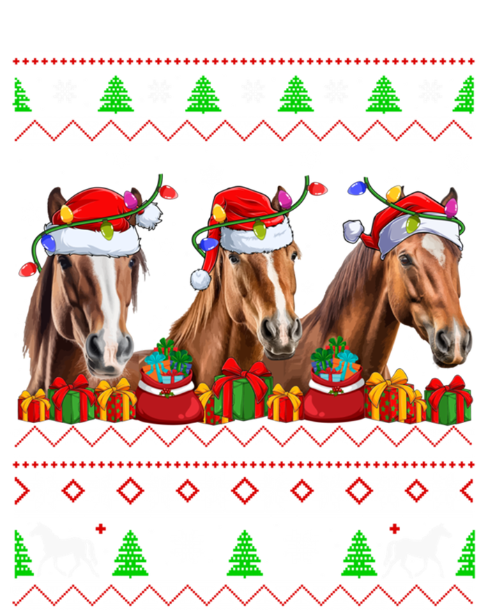 Horse Animals Lover Xmas Ugly Santa Horse Christmas Cute Gift Kids Hoodie