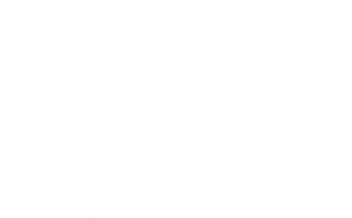 I Just Want To Be A Stay At Home Dog Mom Tees Great Gift Coaster