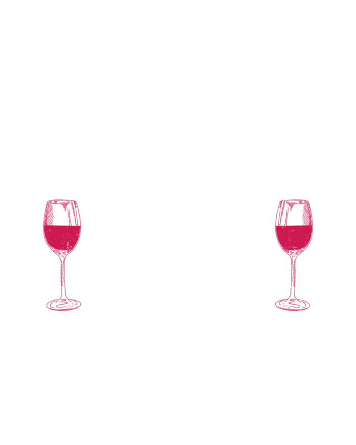 I Just Want To Wine And Pet My Norwegian Elkhound Gift Tie-Dye T-Shirt