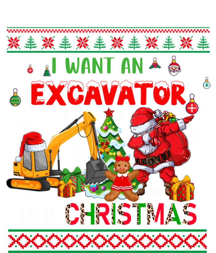 I Want A Excavator For Christmas Costume Driver Driving Gift Hoodie