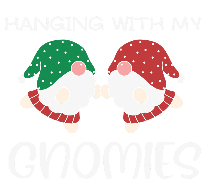 Hanging With My Gnomies Gnomes Christmas Family Pajamas Full-Length Apron With Pockets