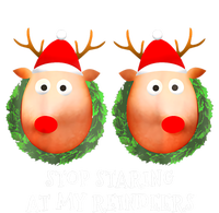 Stop Staring At My Reindeers Boobs Ugly Gag Xmas Sweater Sweatshirt