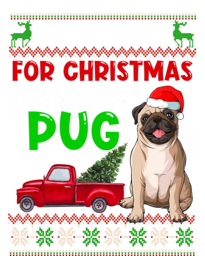 I Want A Pug For Christmas Ugly Sweater Dog Xmas Outfit Great Gift Kids Tie-Dye T-Shirt