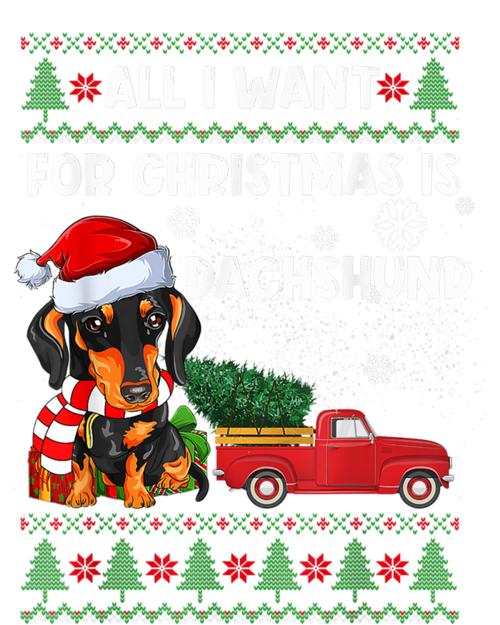 I Want For Christmas Is Dachshund Ugly Christmas Sweater Pet Gift T-Shirt