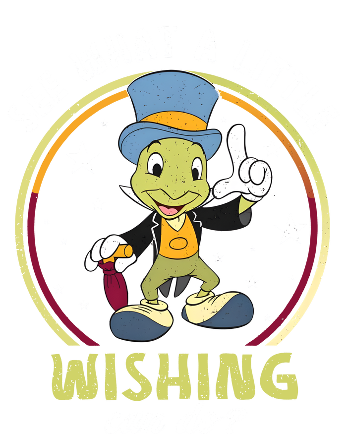 Retro Jiminy Cricket See What A Little Wishing Can Do T-Shirt