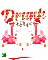 If IM Drunk ItS My BestieS Fault Funny Flamingo Christmas Gift T-Shirt